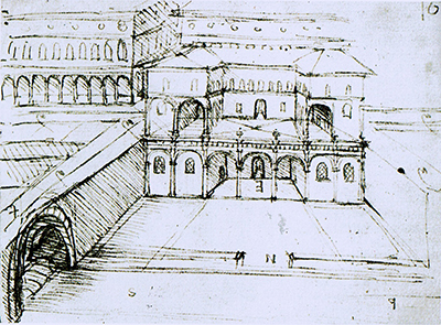 Plans for a city on several levels, Milan